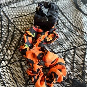 Set of 3 Spooky Season Halloween Scrunchies! Brand new !